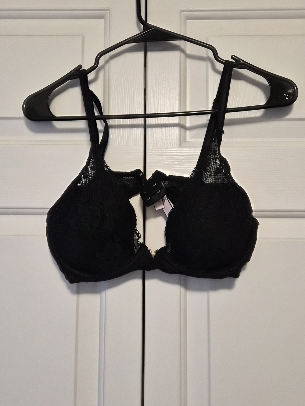Victoria's Secret Black Lace Push-Up Bra